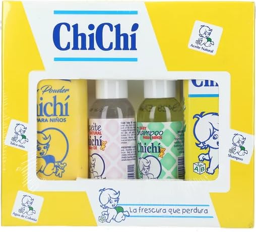 E de B Chichi Kit (Baby Cologne 8oz + Baby Powder 8oz + Baby Oil 4oz + Baby Shampoo 4oz) - Image 1